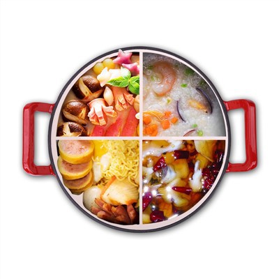 Litinový smaltovaný wok